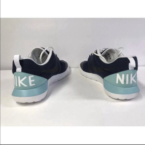 Size 11 - NIKE ROSHE RUN NM OBSIDIAN BLACK BLEACHED TURQUOISE WHITE 652804-403 - Picture 4 of 8